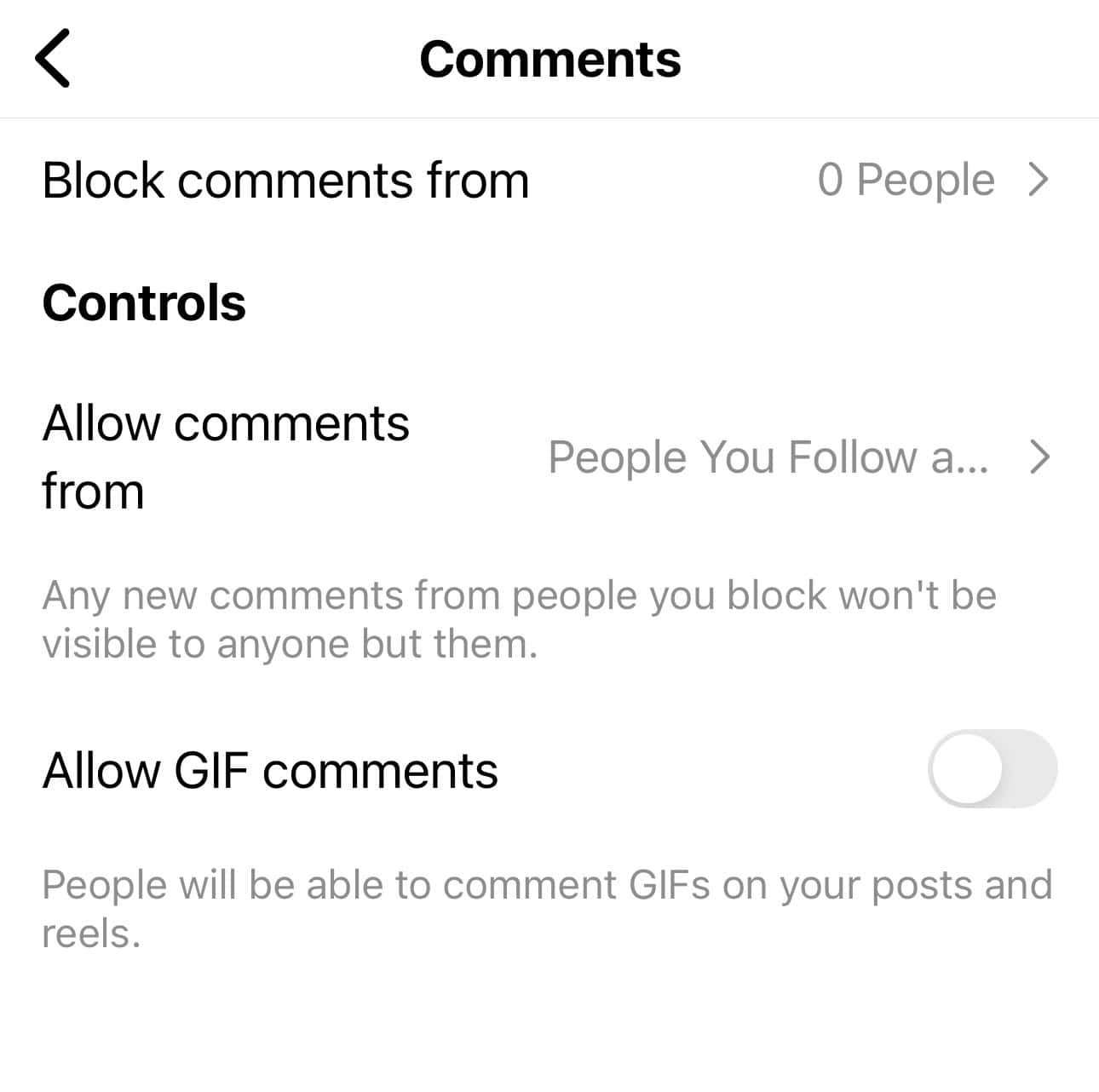 Instagram Kommentare ausblenden - Wortfilter nutzen